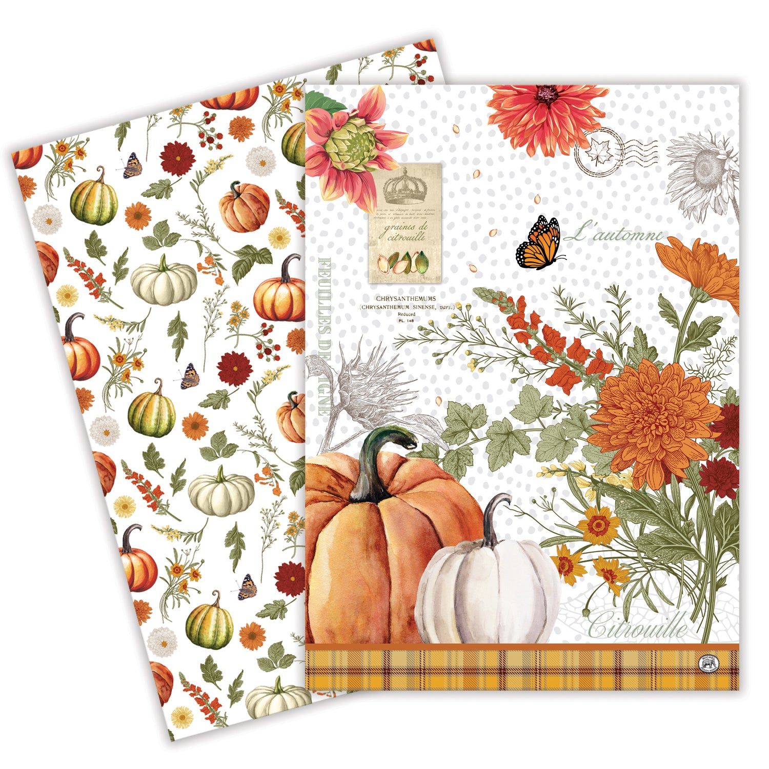 Pumpkin Delight Towel Set - Zinnias Gift Boutique