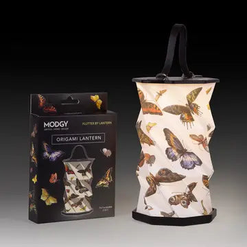 Modgy Origami Lantern with intricate paper fold design, colorful and decorative for outdoor or indoor use.