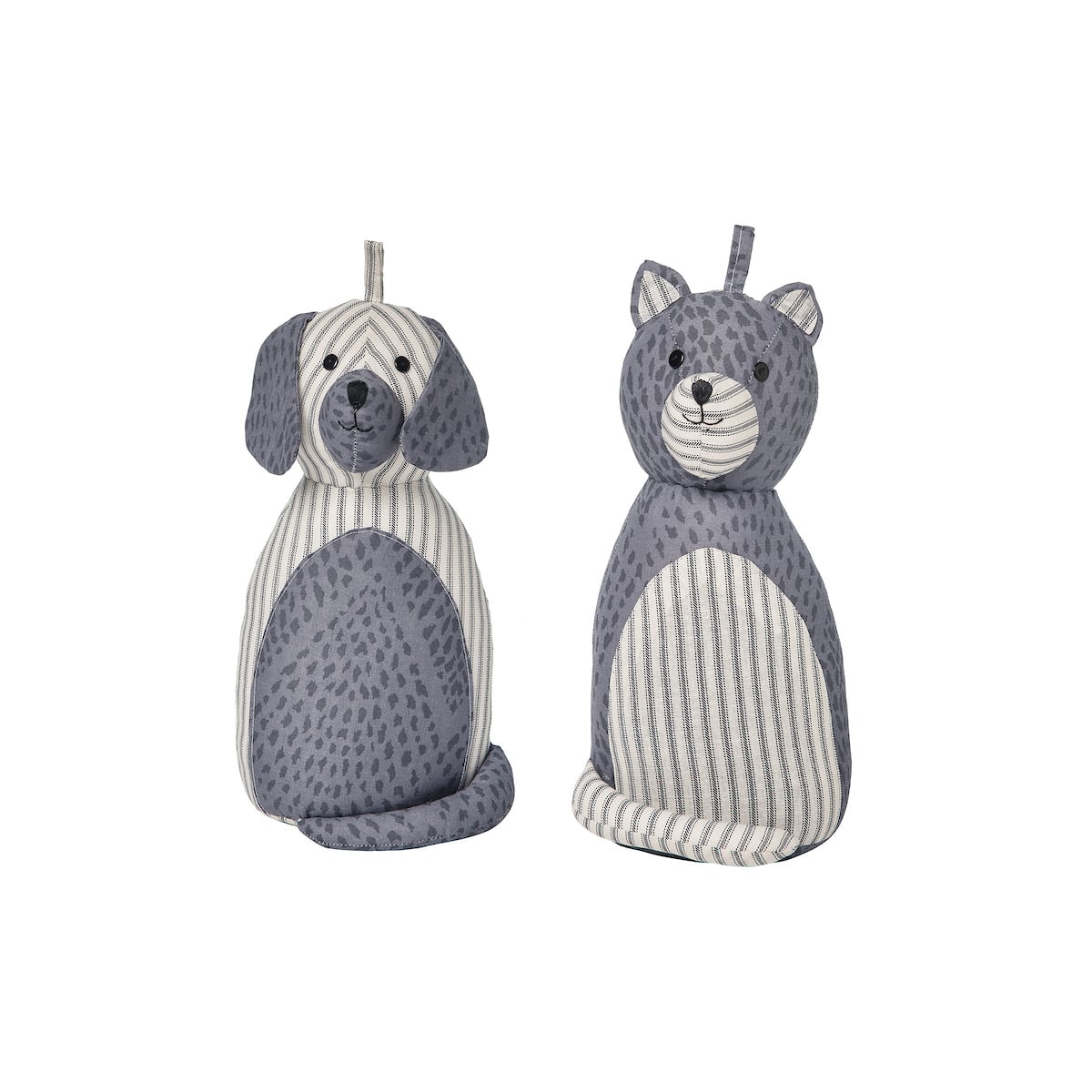 Gray Dog or Cat Door Stop - Zinnias Gift Boutique