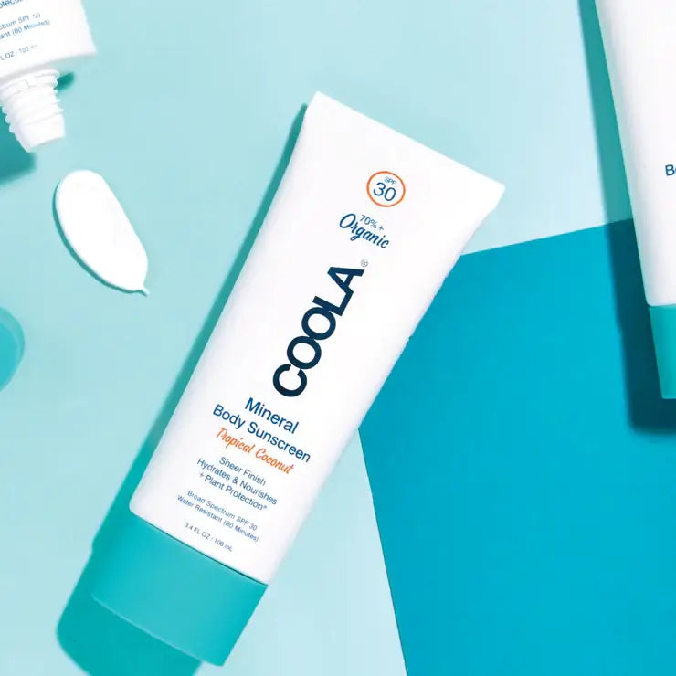 Mineral Body Lotion SPF30 3.4oz - Tropical Coconut - Zinnias Gift Boutique