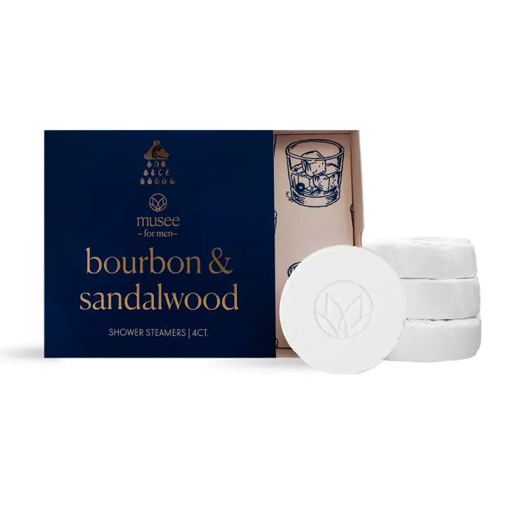 Bourbon & Sandalwood Shower Steamers - Zinnias Gift Boutique