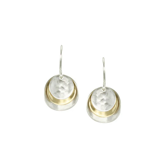 Stacked Disc Earring - Zinnias Gift Boutique
