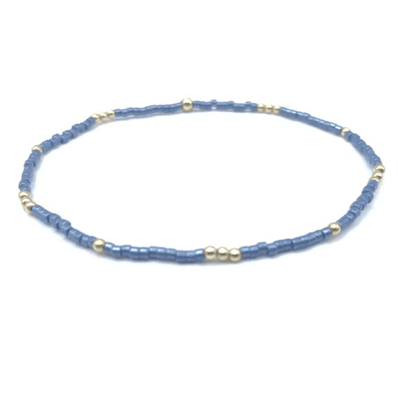 2mm Newport Gold Filled Waterproof Bracelet - 7" - Zinnias Gift Boutique