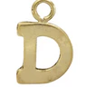 3mm Gold Fill Initial Charm Waterproof Bracelet - 7" - Zinnias Gift Boutique