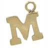 3mm Gold Fill Initial Charm Waterproof Bracelet - 7" - Zinnias Gift Boutique
