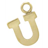 3mm Gold Fill Initial Charm Waterproof Bracelet - 7" - Zinnias Gift Boutique