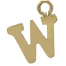 3mm Gold Fill Initial Charm Waterproof Bracelet - 7" - Zinnias Gift Boutique