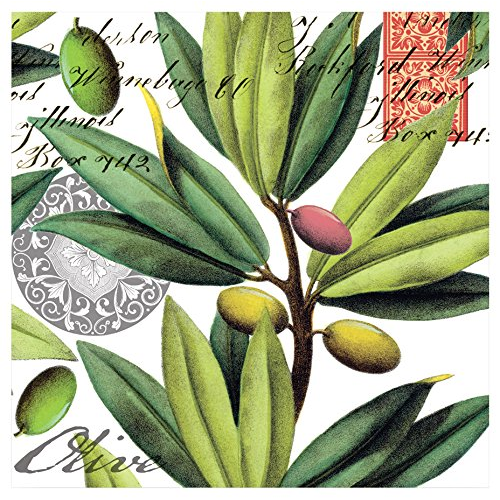 Olive Grove Cocktail Napkin - Zinnias Gift Boutique