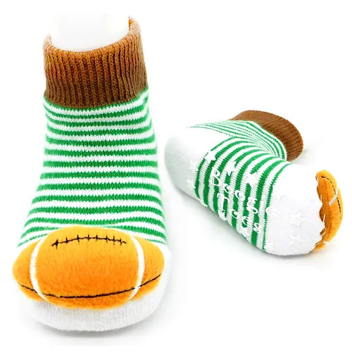 Football Boogie Toes, 1 Pair - Zinnias Gift Boutique