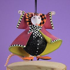 Patience Brewster Mini Mrs. Ratula Ornament - Zinnias Gift Boutique