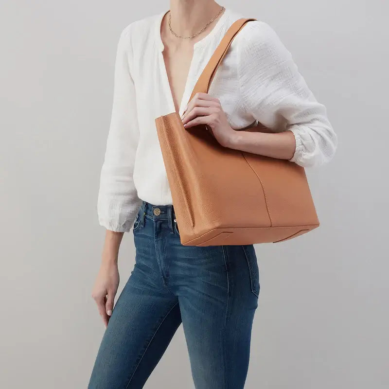 Vida Tote Biscuit/Coconut - Zinnias Gift Boutique