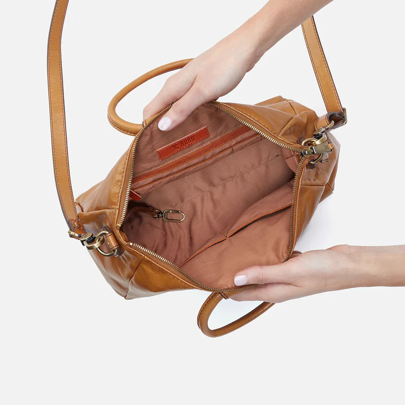 Sheila Medium Satchel - Natural - Zinnias Gift Boutique