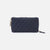 Spark Quilted Navy Eyeglass Case