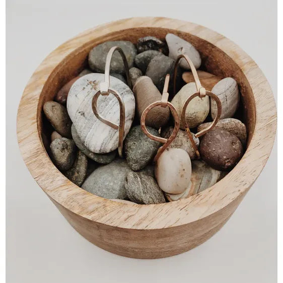 The Hammered Circle Bangle - 14k Gold - Zinnias Gift Boutique