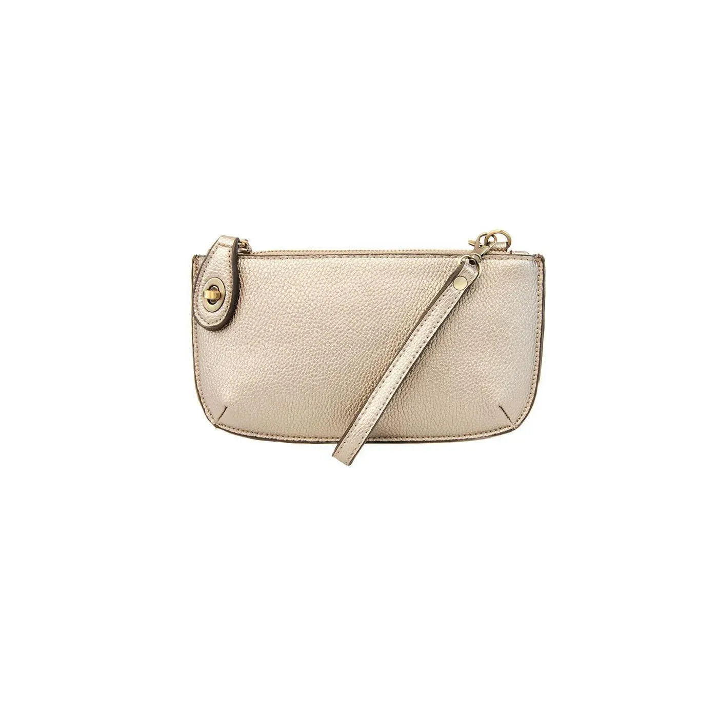 JoySusan mini crossbody wristlet clutch purse with a compact design, featuring a wrist strap and stylish exterior.