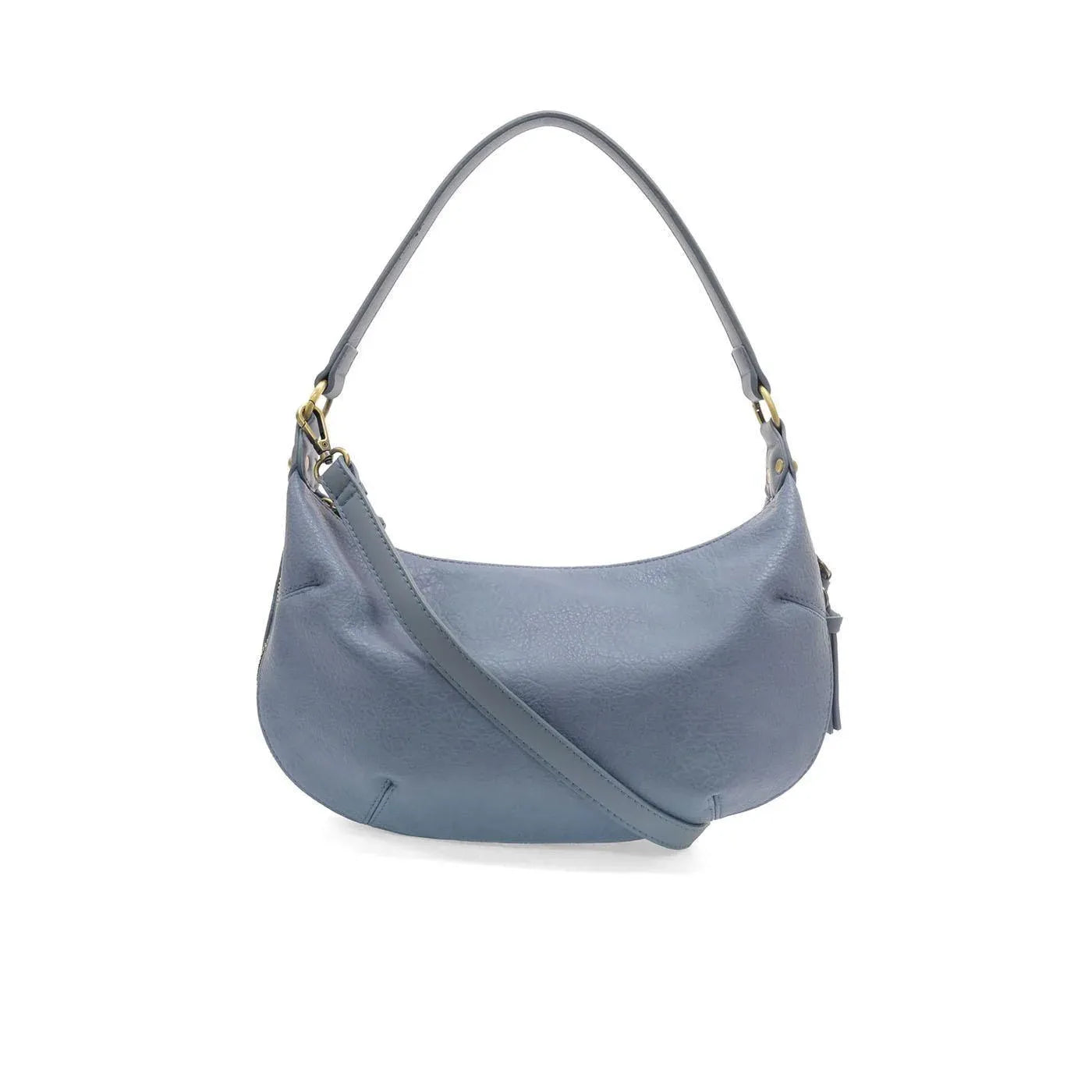 JoySusan Yvette Expandable Zip purse in leather, showing its sleek design, zipper closure, and spacious interior for everyday use.