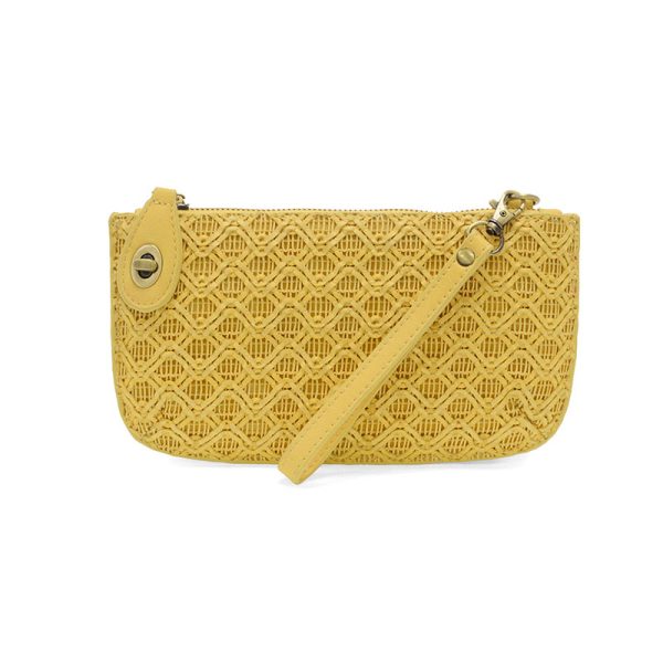 Lattice Woven Mini Crossbody Wristlet Clutch - Zinnias Gift Boutique