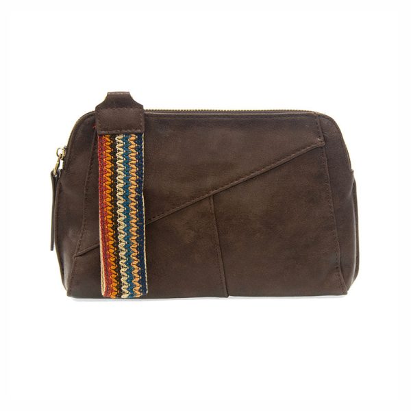 Gigi Crossbody with Woven Wrist Strap - Zinnias Gift Boutique