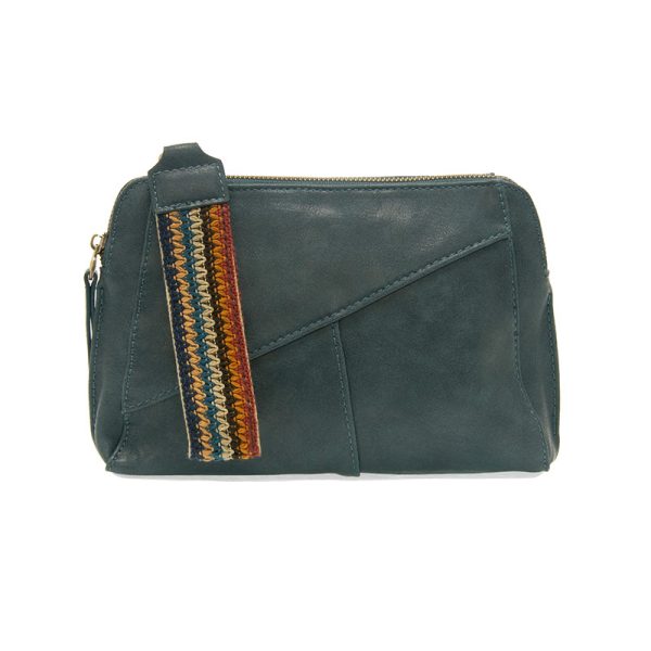 Gigi Crossbody with Woven Wrist Strap - Zinnias Gift Boutique