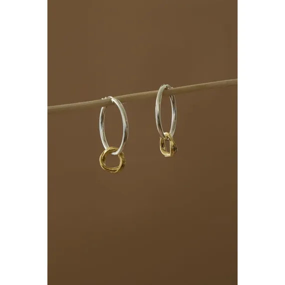 Ligne Duo Hoops - Zinnias Gift Boutique
