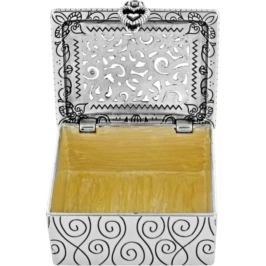 Sil/Enml Lacie Daisy Jewel Box - Zinnias Gift Boutique