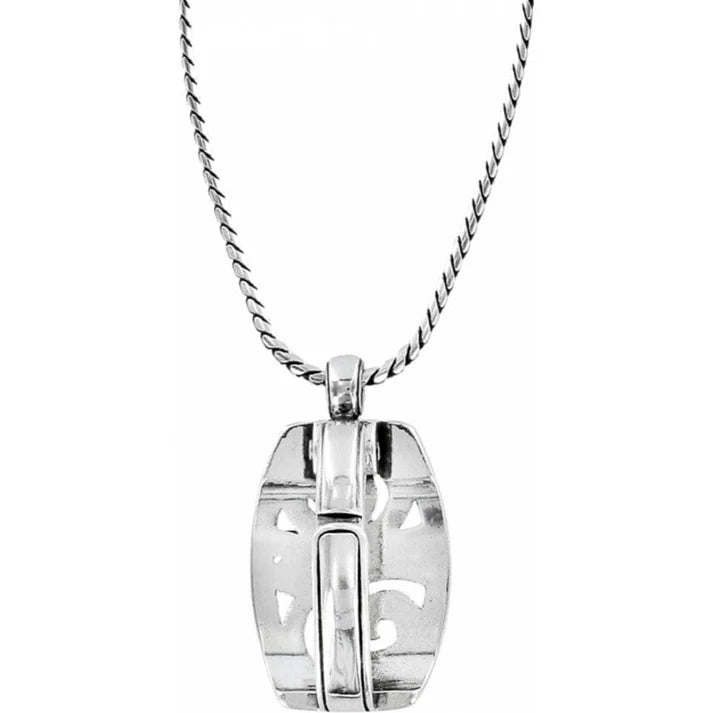 Sil/Stn London Groove Badge - Zinnias Gift Boutique