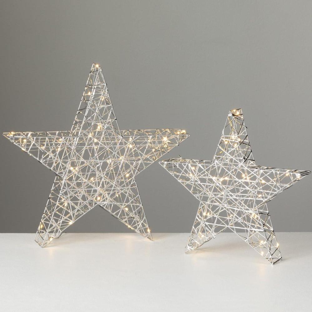 LIGHTED Indoor/OUTDOOR Silver STAR