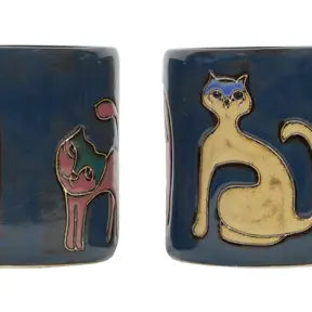 Mara Mugs - Cats Blue - Zinnias Gift Boutique