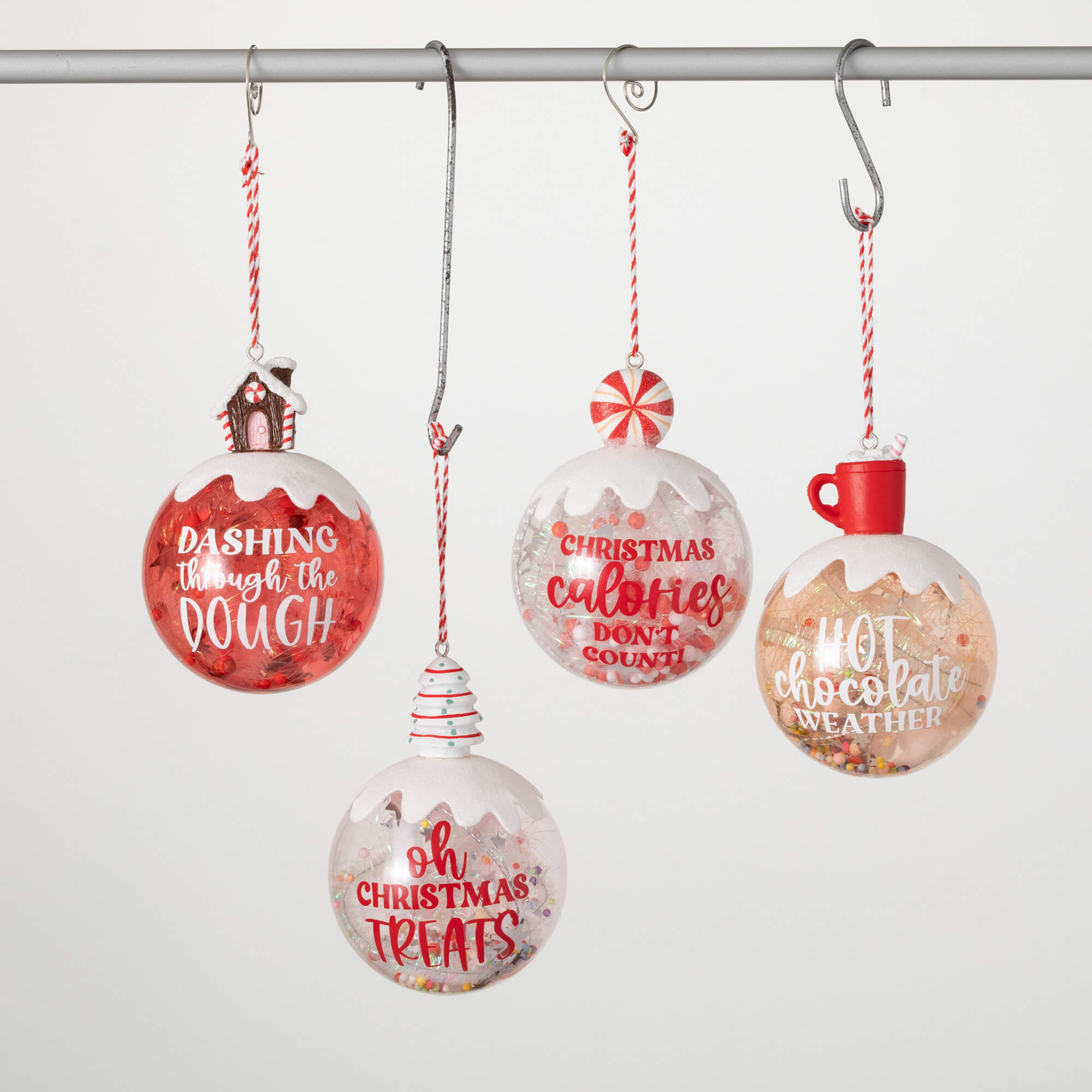 Festive Ball Ornament - Zinnias Gift Boutique