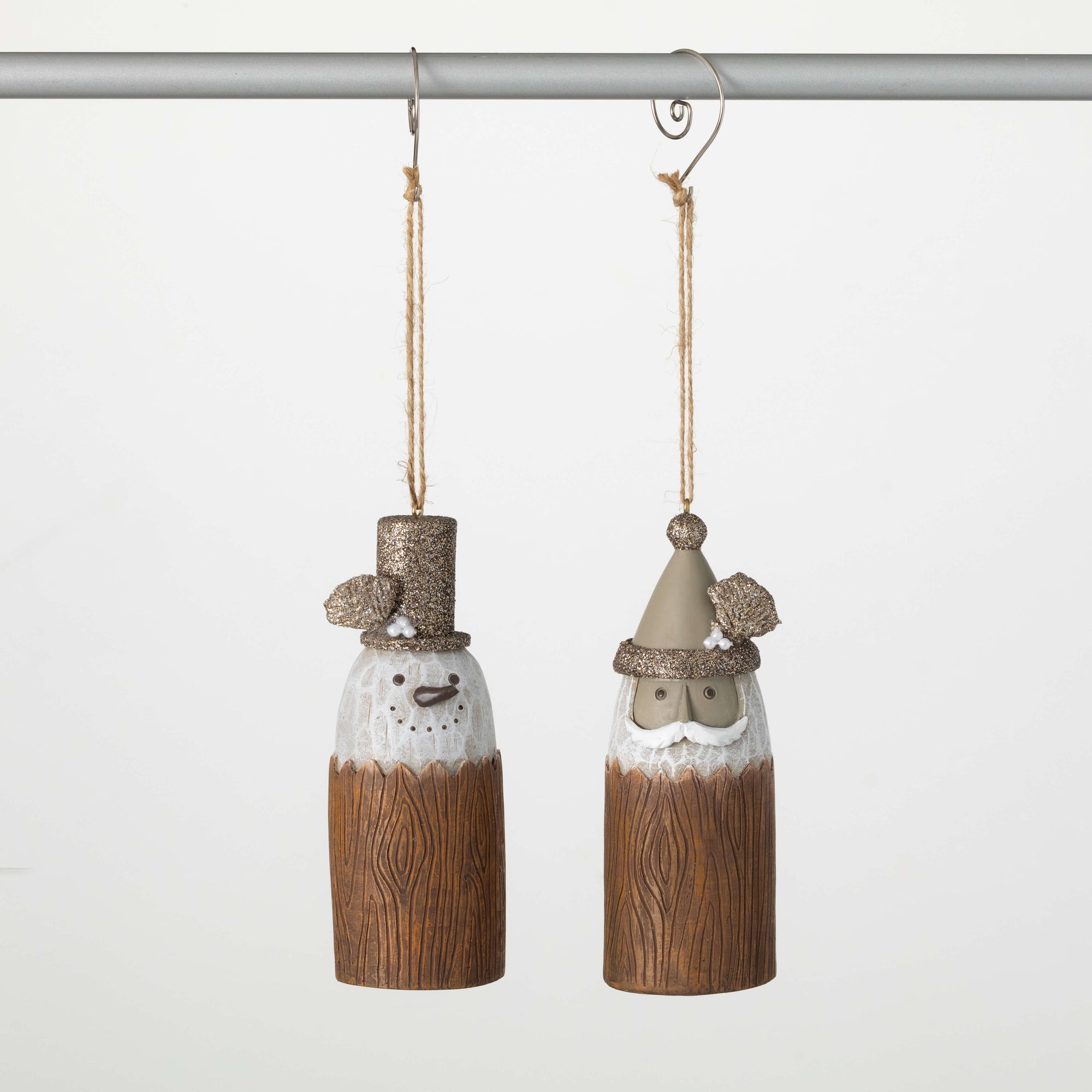 Santa/Snowman Ornament - Zinnias Gift Boutique