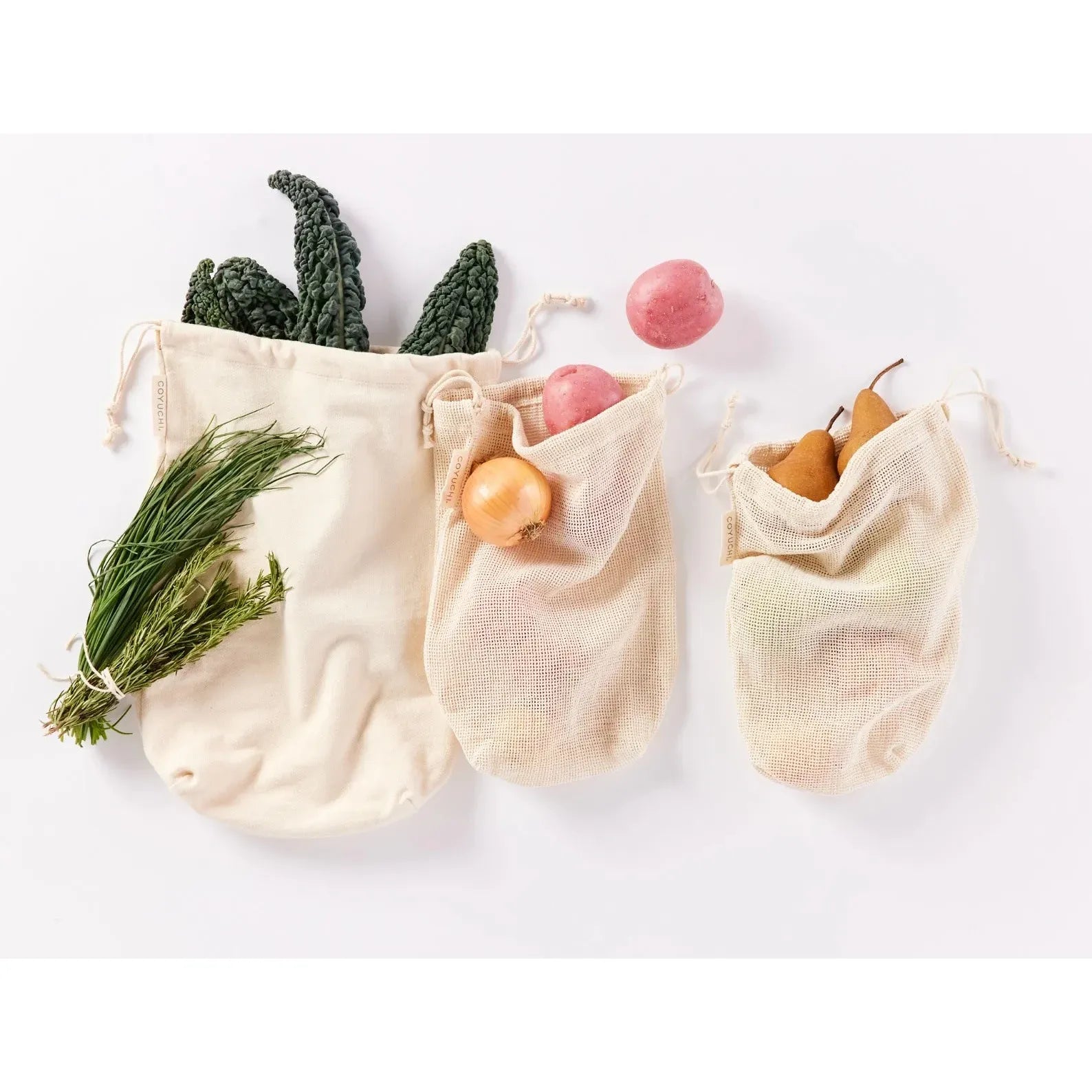 Produce Bag Trio Organic Cotton