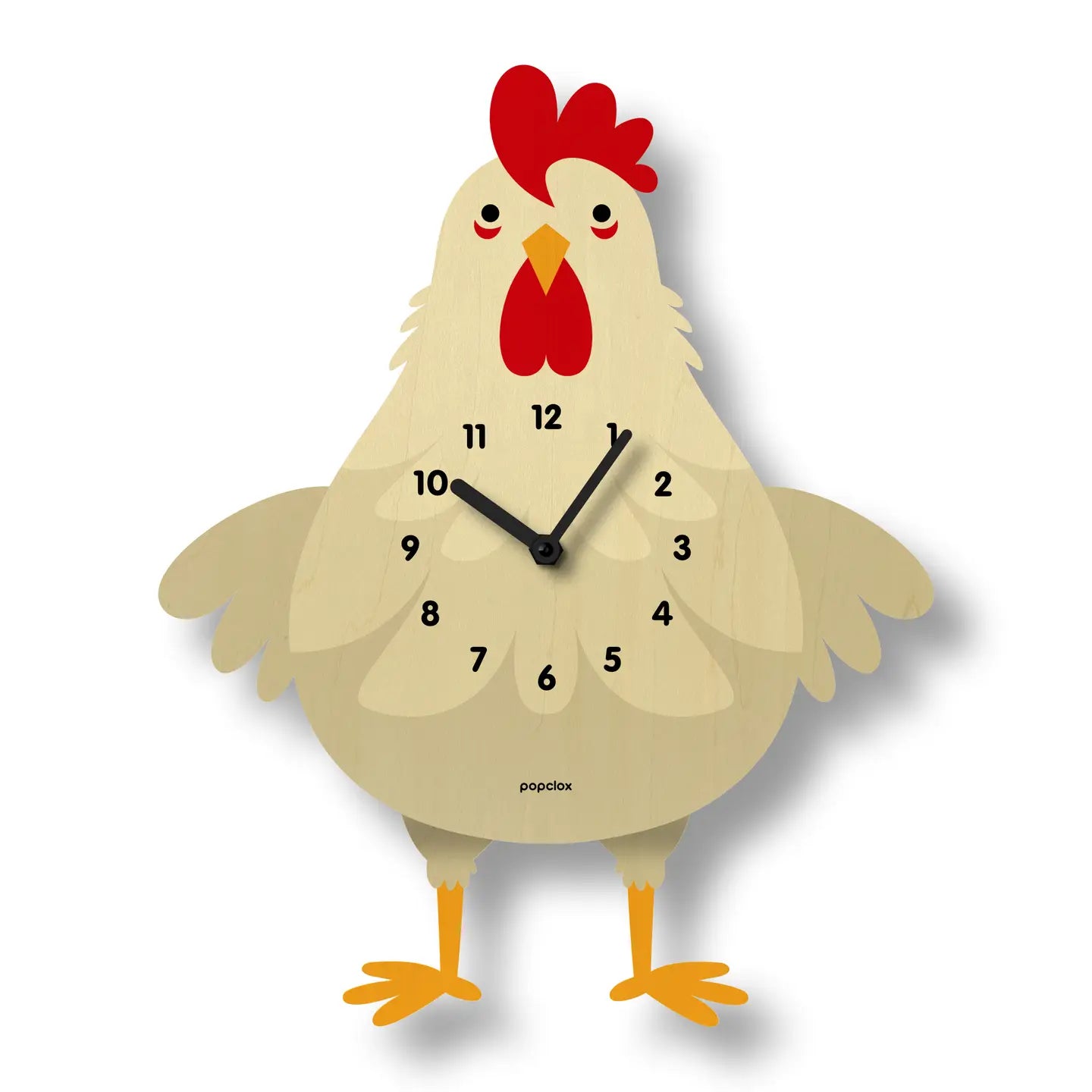 Cleo Chicken Pendulum Clock - Zinnias Gift Boutique