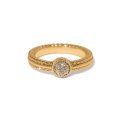 Illumina Celeste Dome Ring Gold