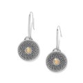 Ferrara Segreta Medallion French Wire Earrings - Zinnias Gift Boutique