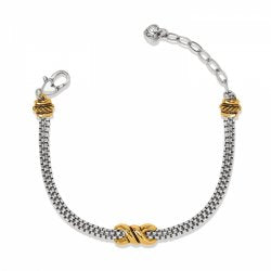Interlok Twist Double Chain Bracelet - Zinnias Gift Boutique