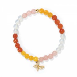 Enchanting Butterfly Stretch Bracelet Red - Zinnias Gift Boutique