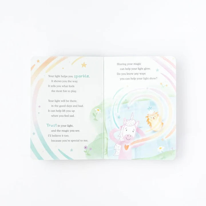 Unicorn, Let Your Light Shine: An Introduction to Authenticity (Book Only) - Zinnias Gift Boutique