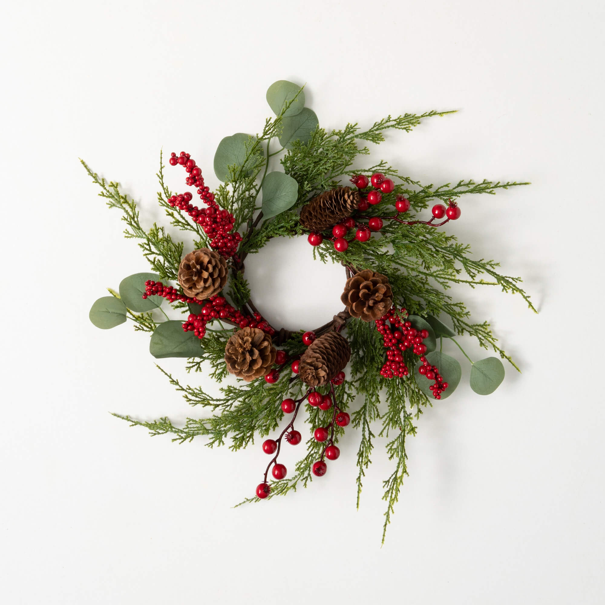 4.5" CEDAR/BERRY RING - Zinnias Gift Boutique