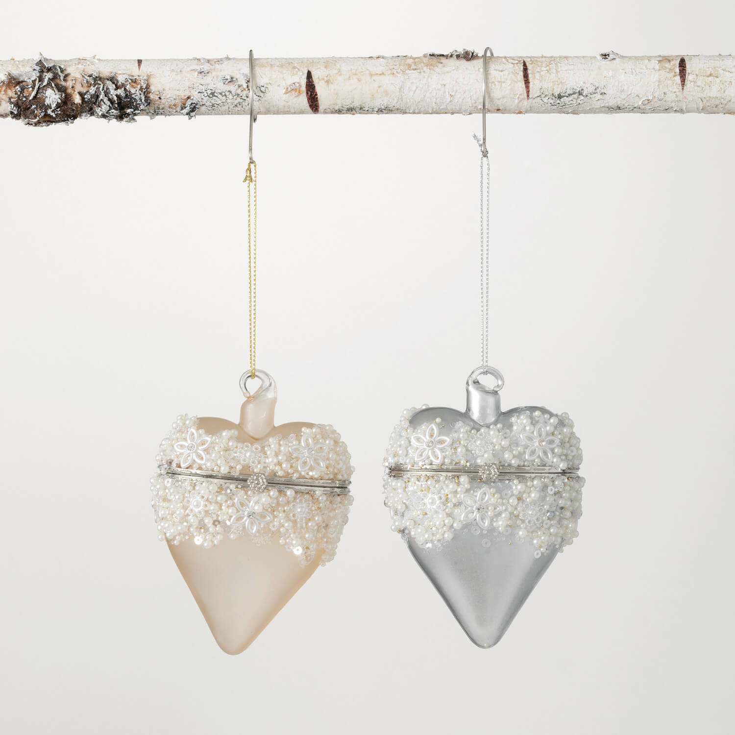 Heart Cloche Ornament - Zinnias Gift Boutique