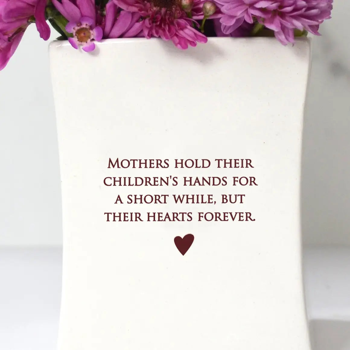 Clay Square Vase - Zinnias Gift Boutique