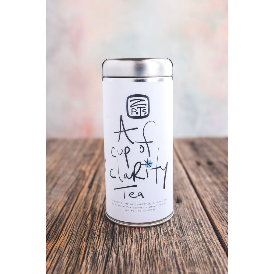 12 Sachet Tea Tin (Clarity) - Zinnias Gift Boutique