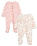 Fabulous Floral 2 pack footie
