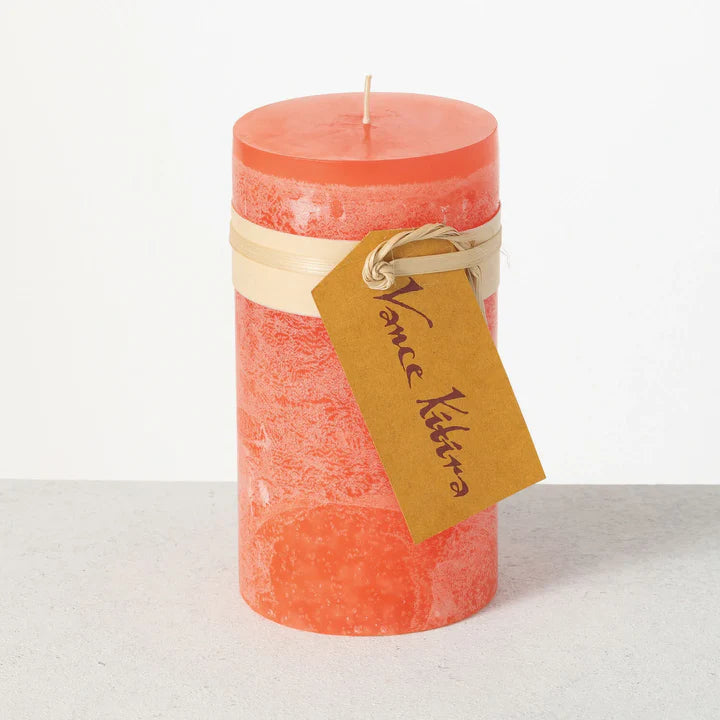 Timber Pillar Candle 6" - Zinnias Gift Boutique