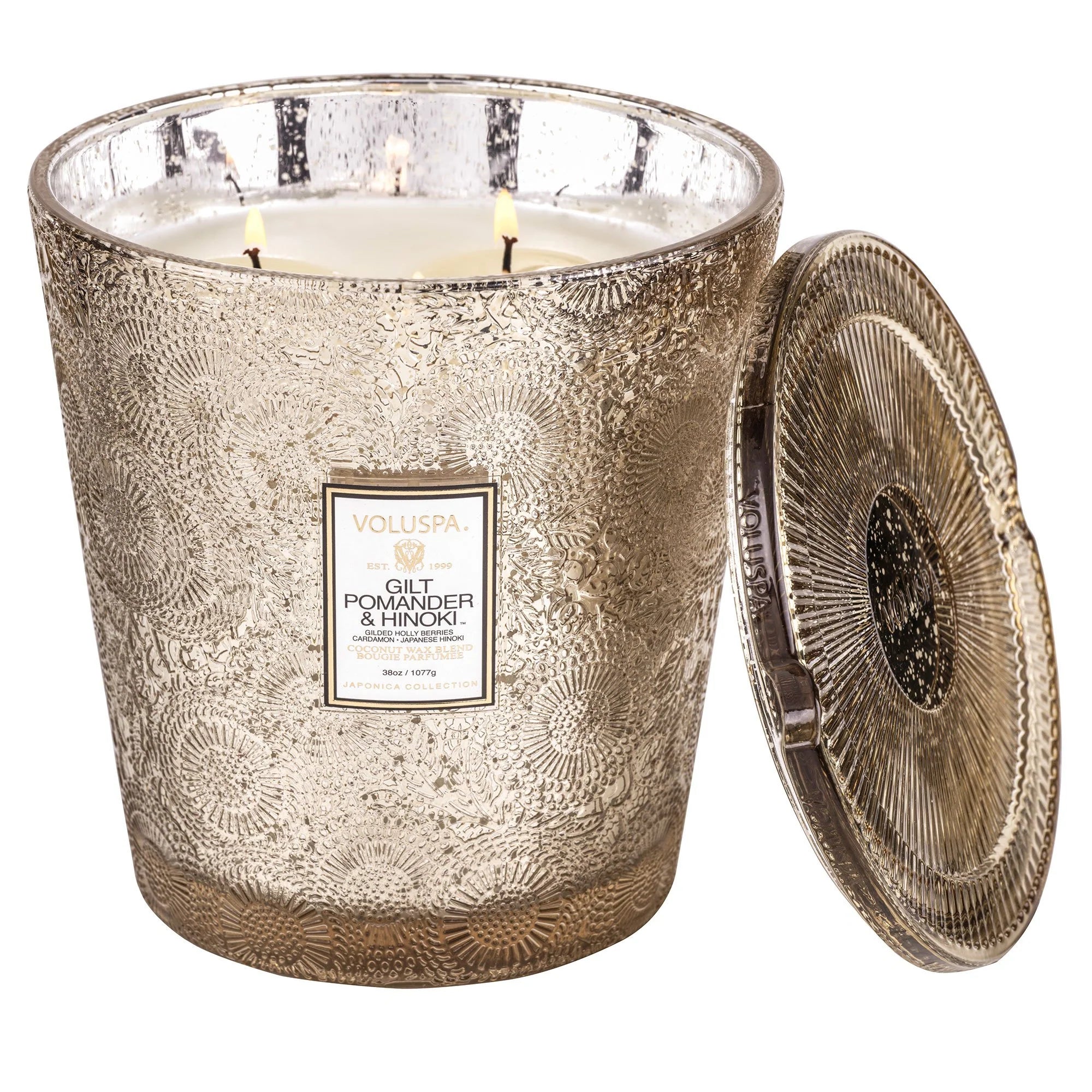 Gilt Pomander Hinoki - Zinnias Gift Boutique