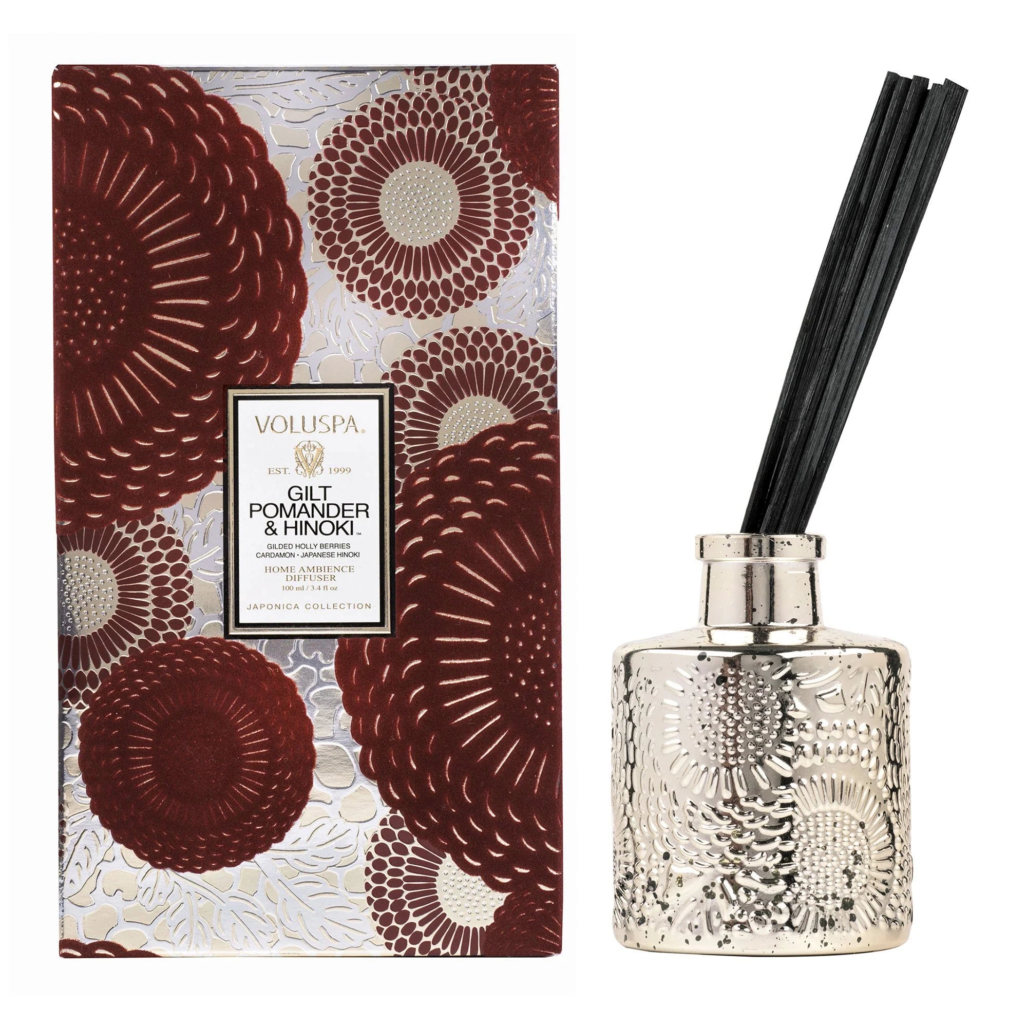 Gilt Pomander Hinoki - Zinnias Gift Boutique