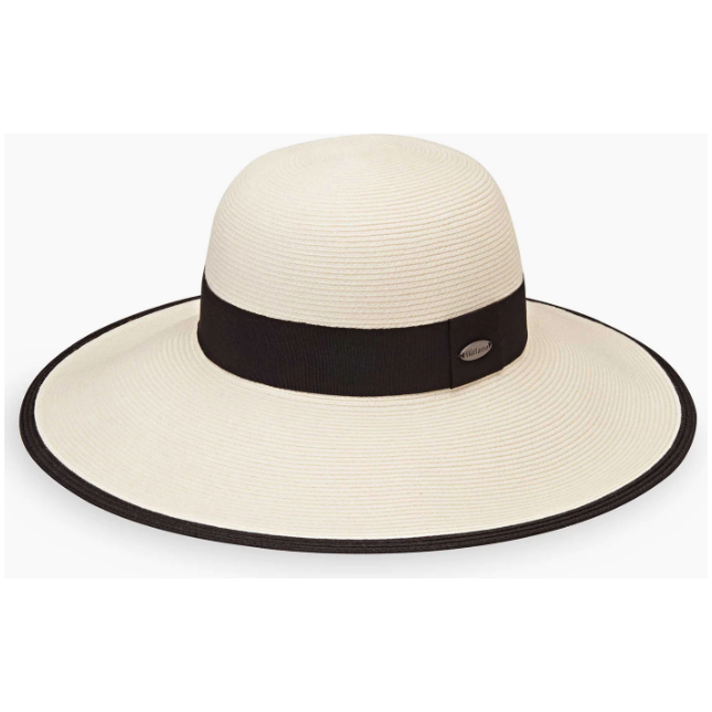 Ivory Margo Flexi Weave Hat by Wallaroo Hat Co with wide brim and flexible weave for sun protection and stylish outdoor wear.