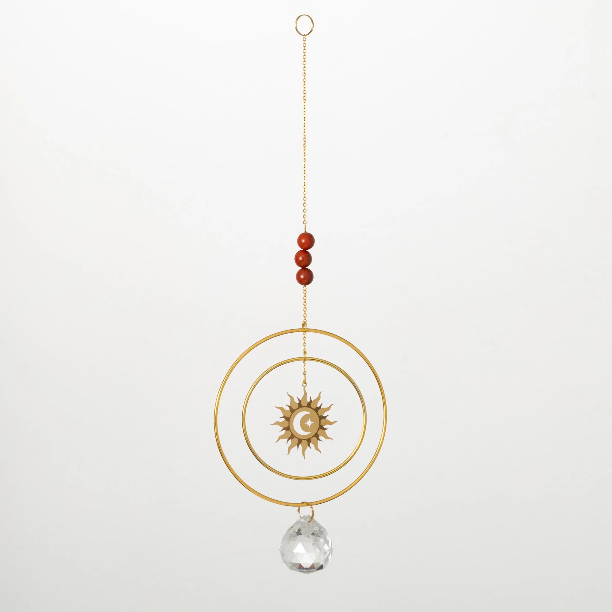 Suncatcher - Sun / Red Stone - Zinnias Gift Boutique