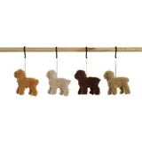 Furry Poodle Ornament - Zinnias Gift Boutique