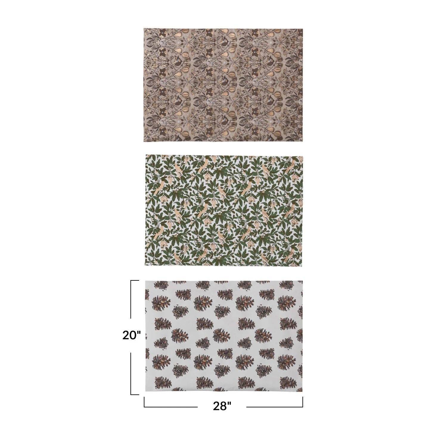 Wrapping Paper Sheets - Zinnias Gift Boutique