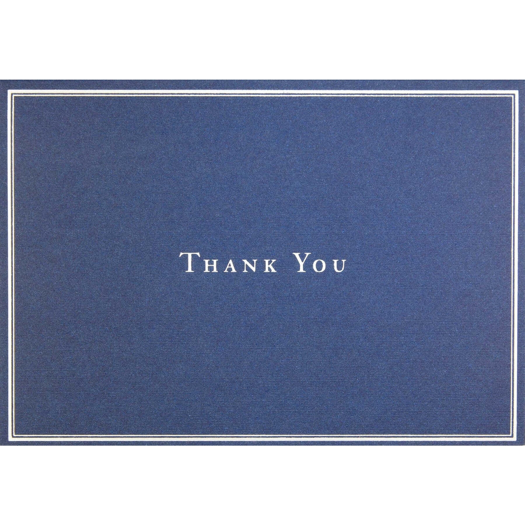 Navy Blue Thank You Notes - Zinnias Gift Boutique